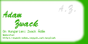 adam zwack business card